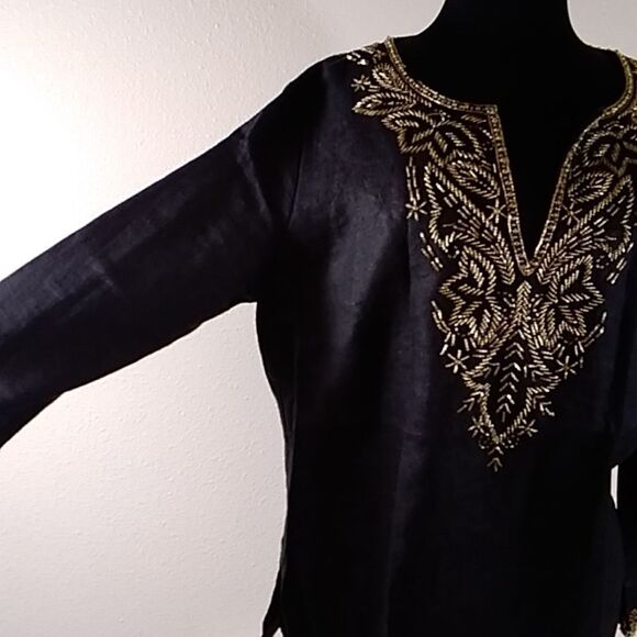 MICHAEL KORS SEQUINS WOMEN'S BLOUSE SIZE L - Picture 3 of 12